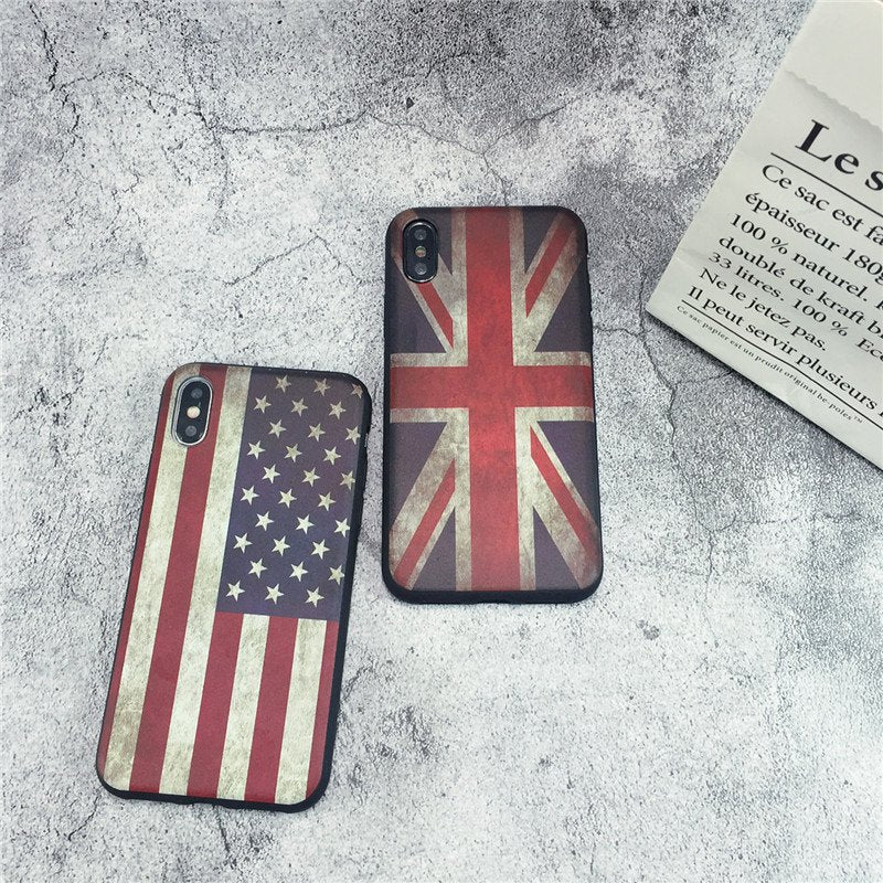 Vintage American Flag iPhone Case