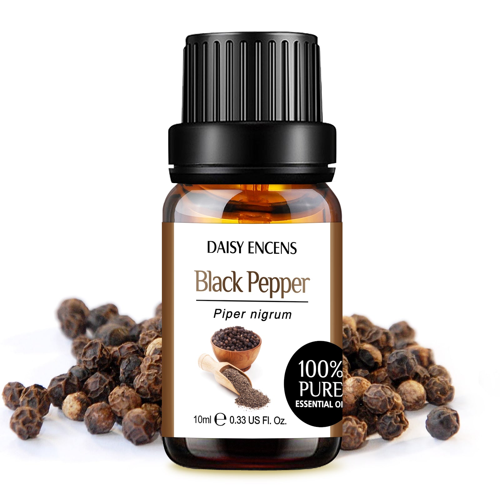 Black Pepper Pure Essential Oil 10ml Pear Pine