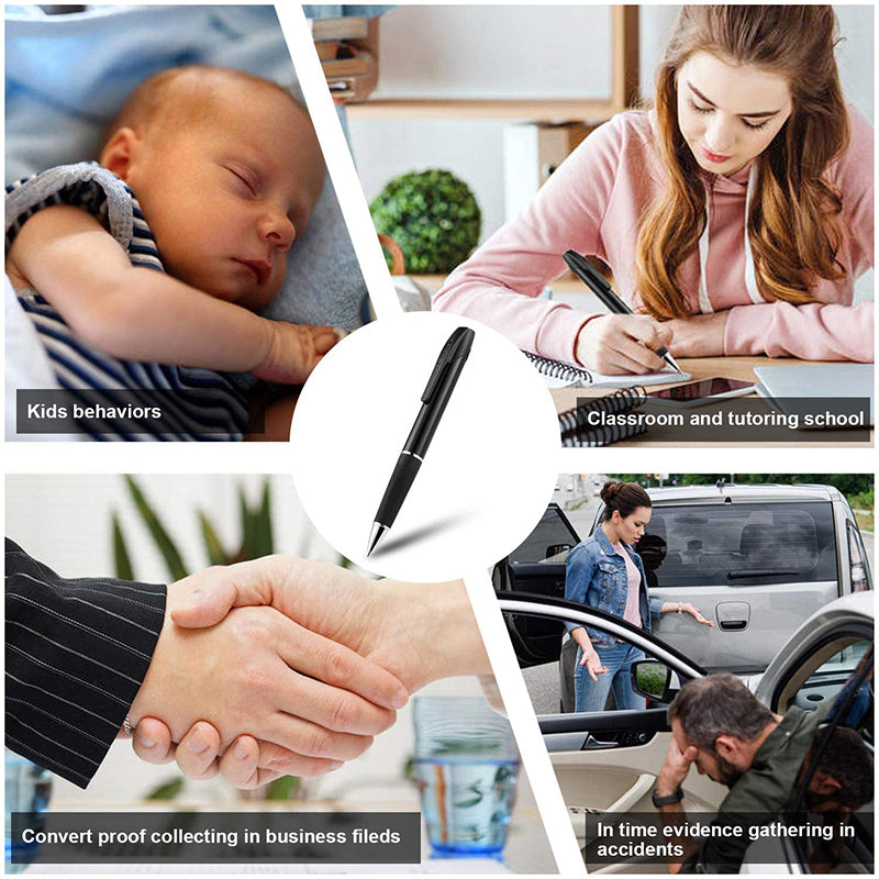 1080P HD Hidden Pen Camera Mini Camera Pen Teal Simba