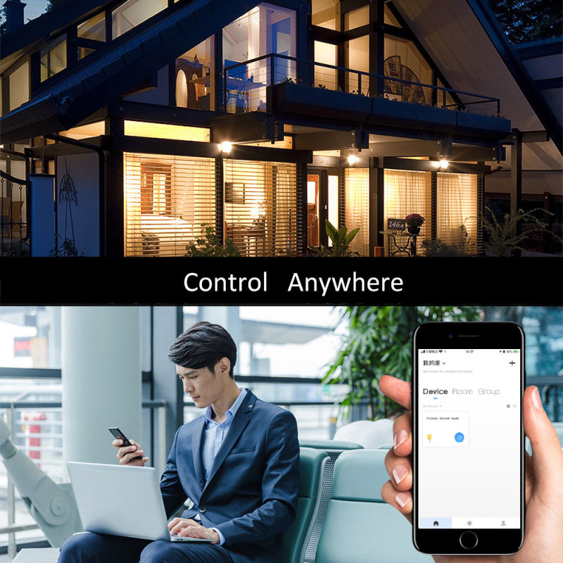 WiFi smart light Amazon Alexa Google Voice Control Cold and Warm Teal Simba