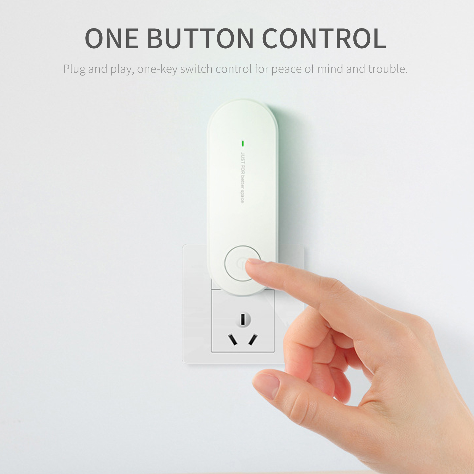 Plug In Air Purifier Mini Eliminator Freshener Air Cleaner Teal Simba