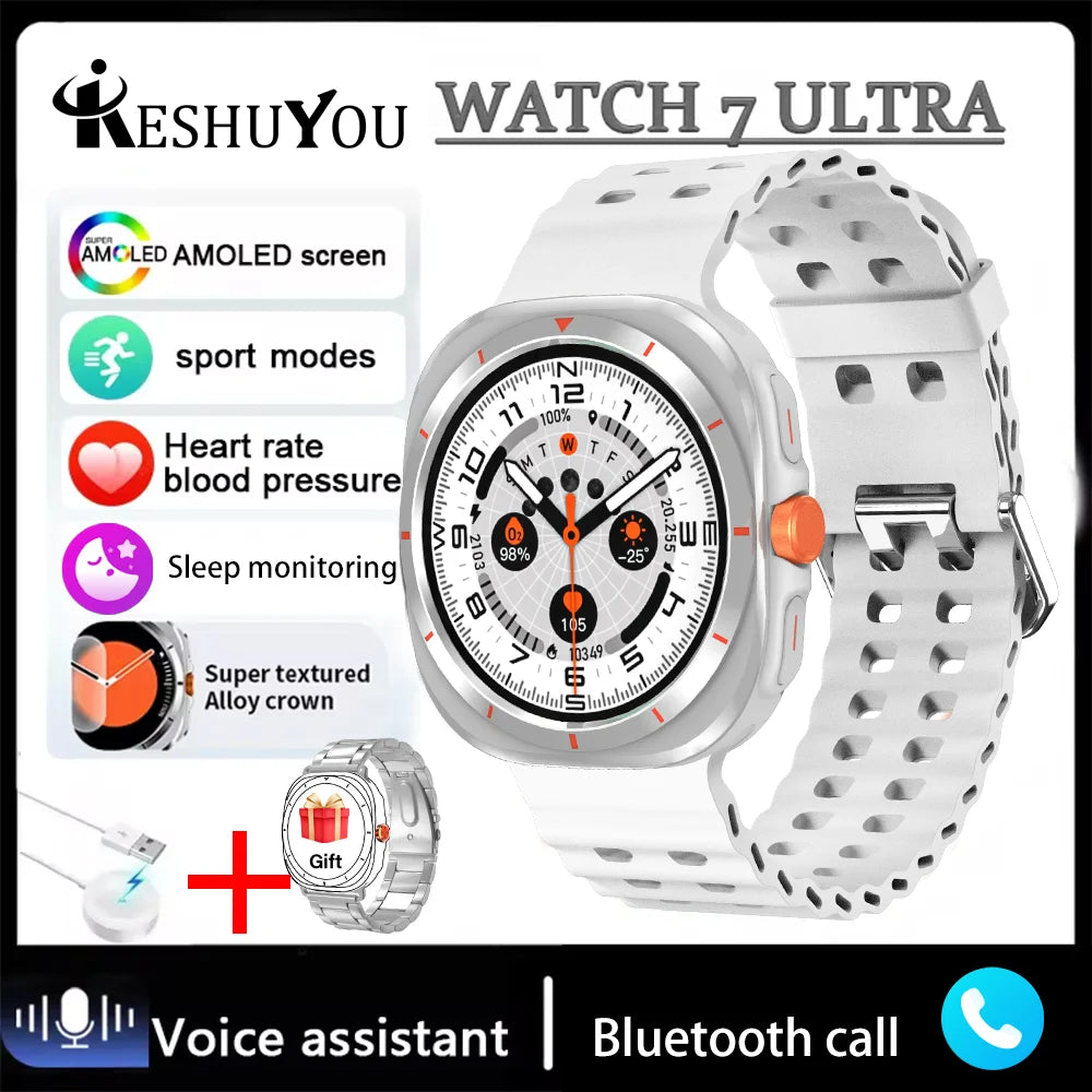 New Smart Watch Classic Men Women Smart Watch Bluetooth Voice Call AI Voice Outdoor Sports Smart Watch Gift