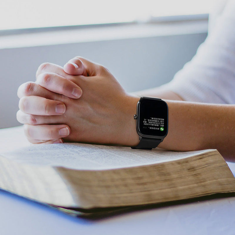 Smart Bluetooth Touch Full Screen Outdoor Sports Watch Maroon Asteria