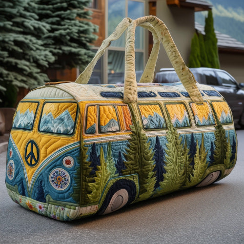 Social Buzz eSIMs travel bag with quilted embroidery, versatile sports and fitness tote for short-distance trips and fitness activities.