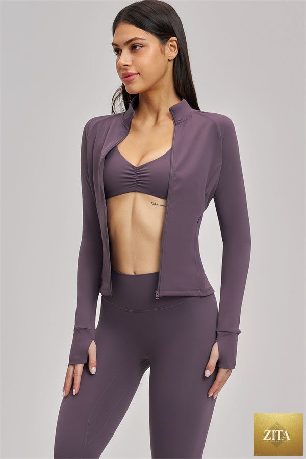 The Swoon Jacket Sports Bra Leggings 3-Piece Set