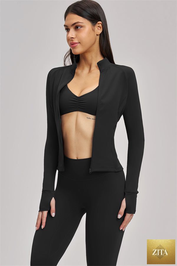 The Swoon Jacket Sports Bra Leggings 3-Piece Set