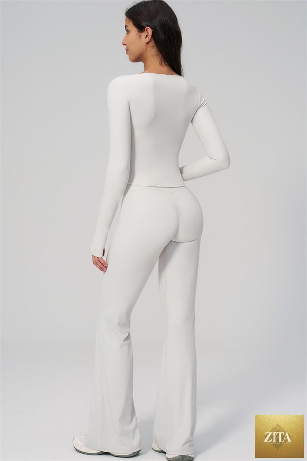The Rapture Long Sleeve T-shirt Flared Leggings 2-Piece Set