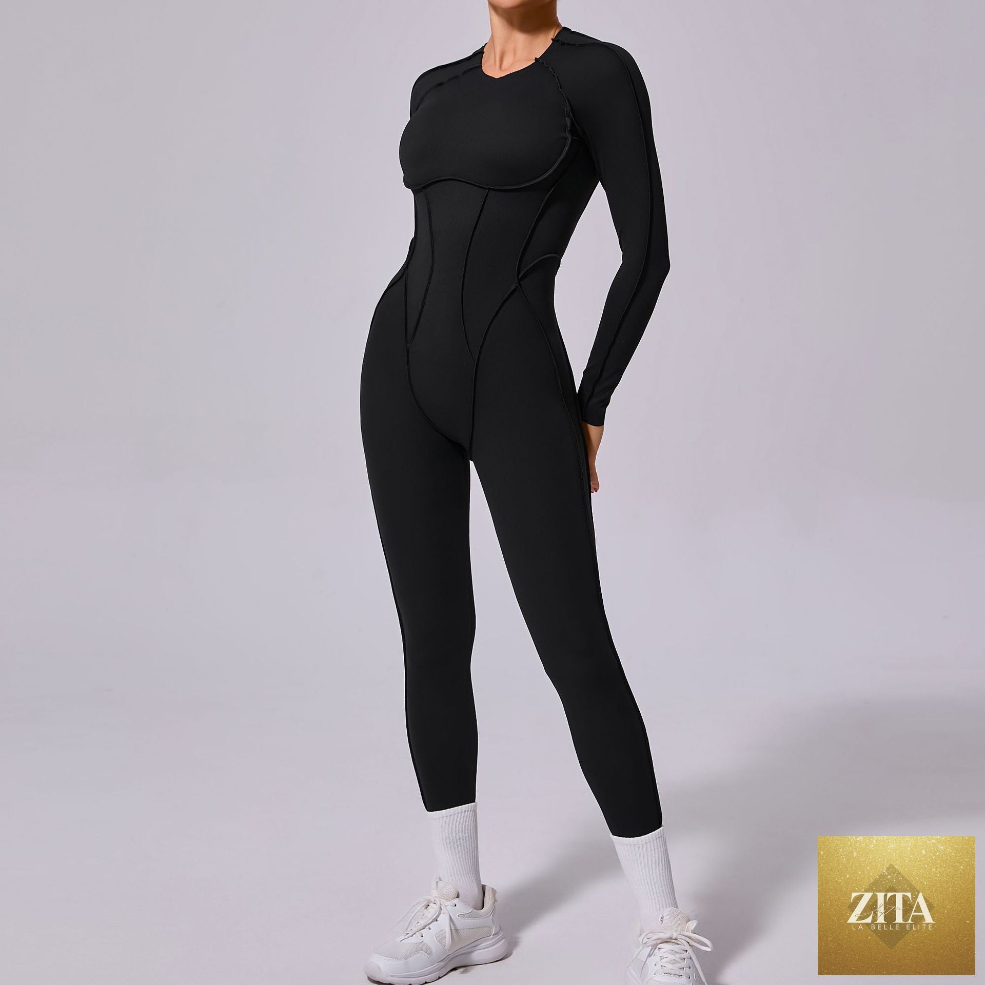New Winter One-piece Sports Yoga Jumpsuit Backless Tight Jumpsuit