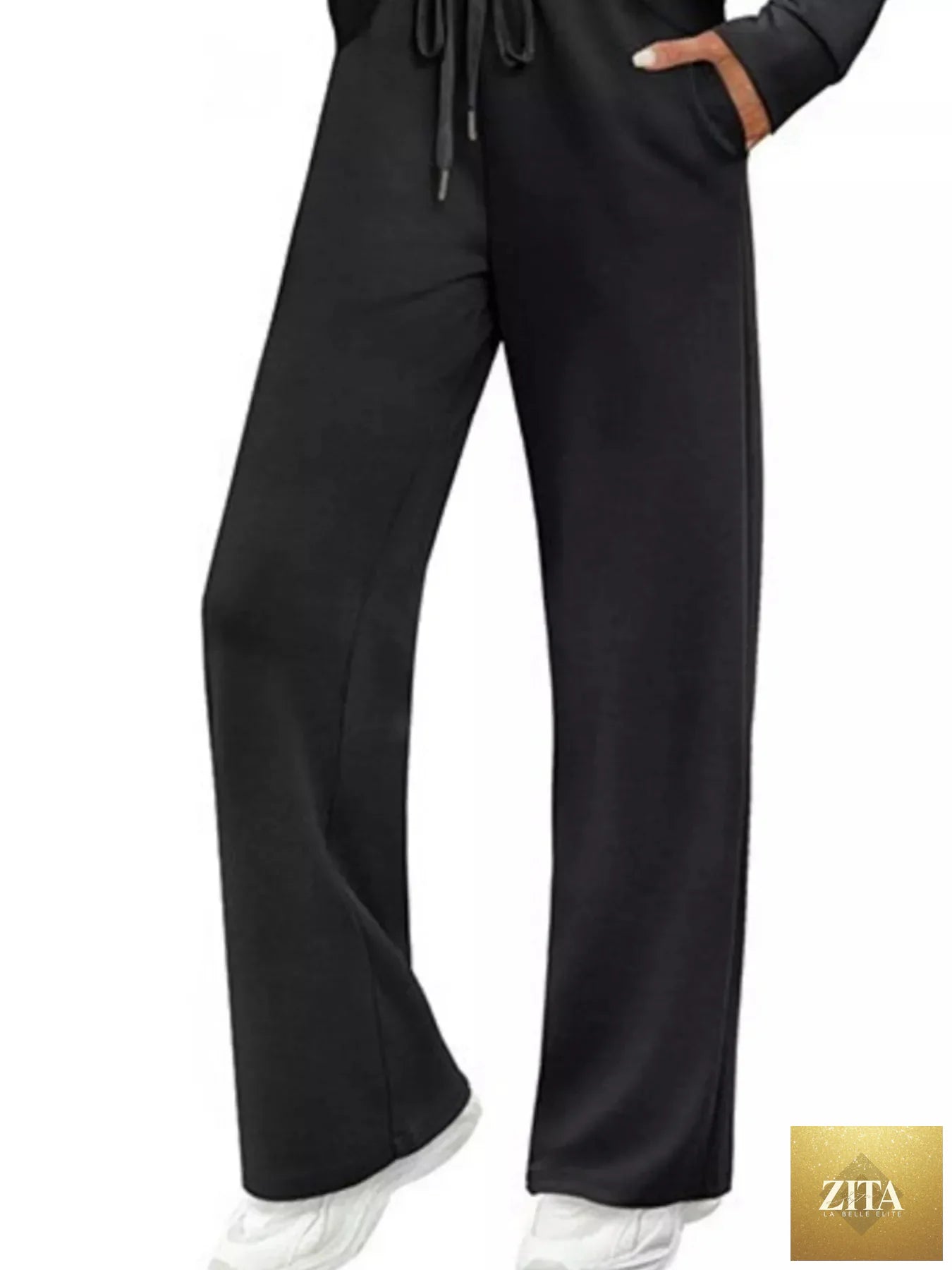 Full Size Long Sleeve Round Neck Top and Pants Set Plus Size