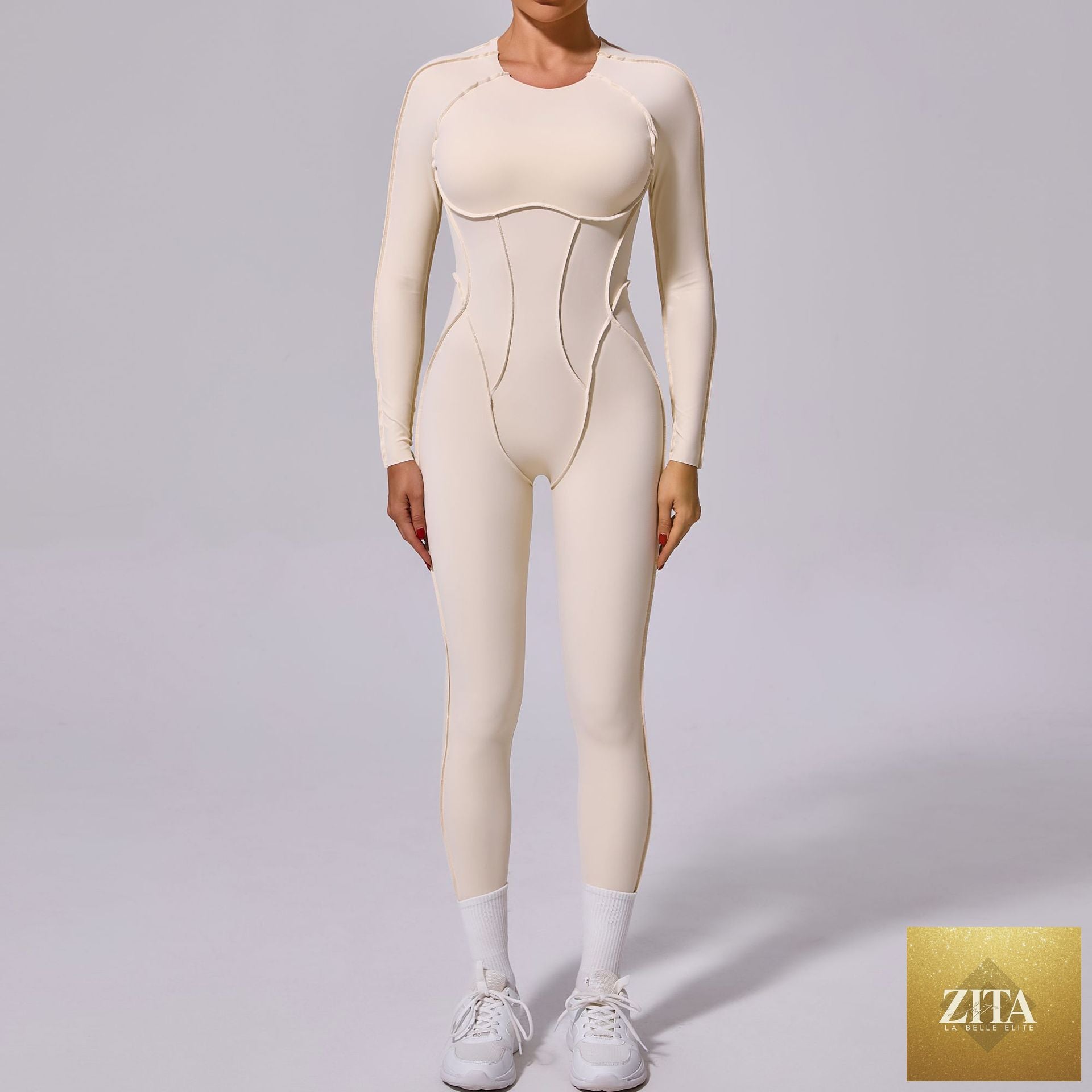 New Winter One-piece Sports Yoga Jumpsuit Backless Tight Jumpsuit