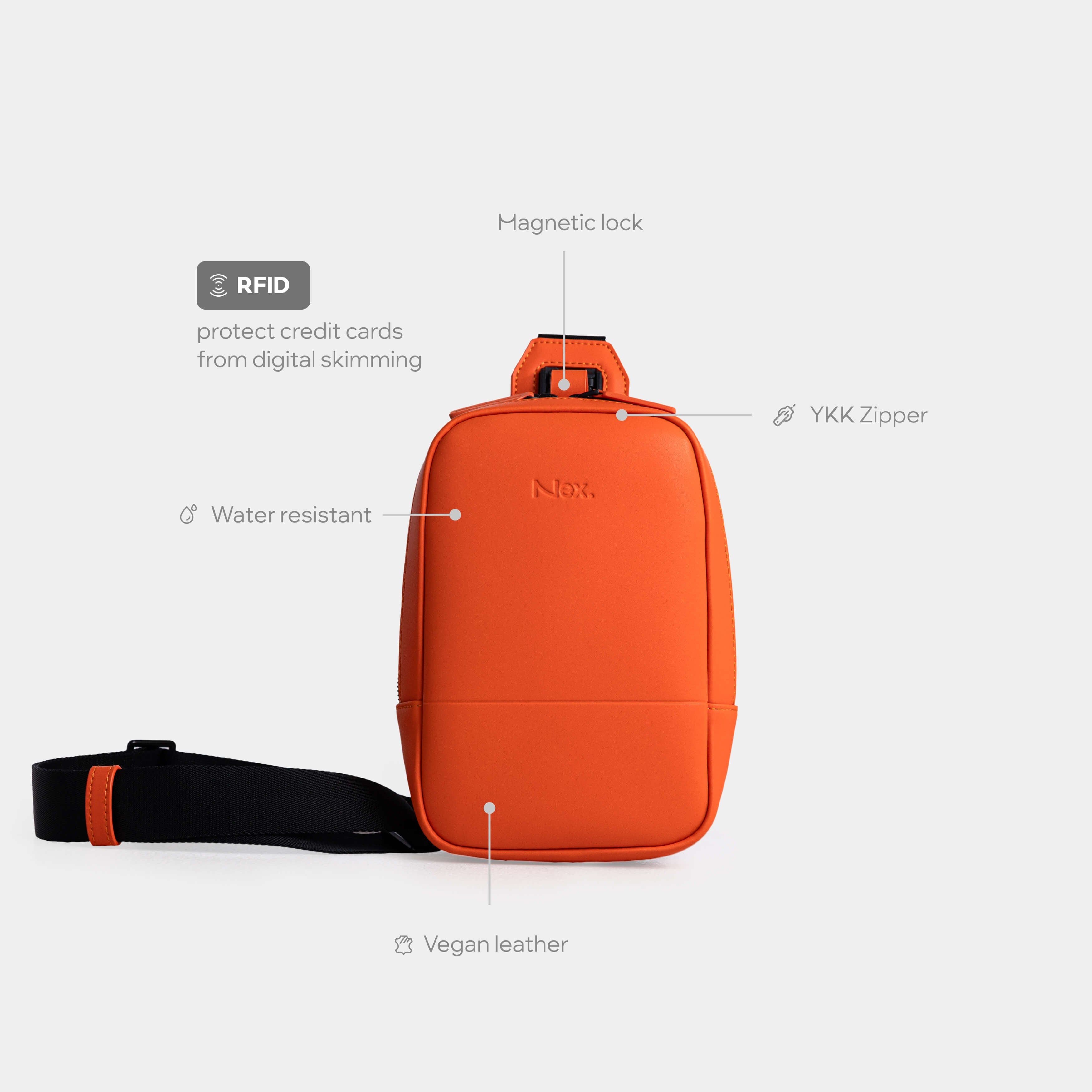 Japan Magnetic Chest Bag