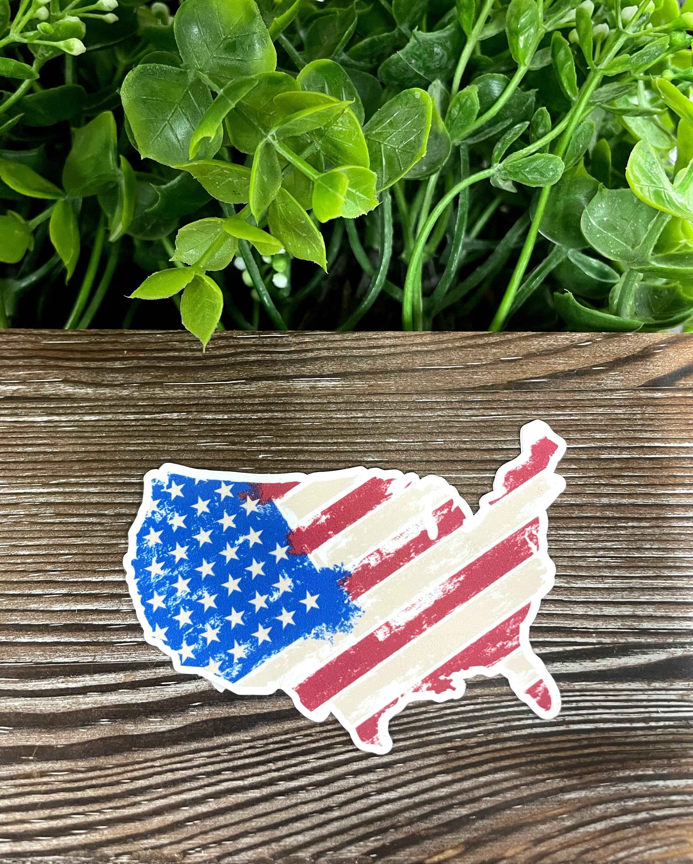 American Flag USA Sticker |Sticker or Magnet