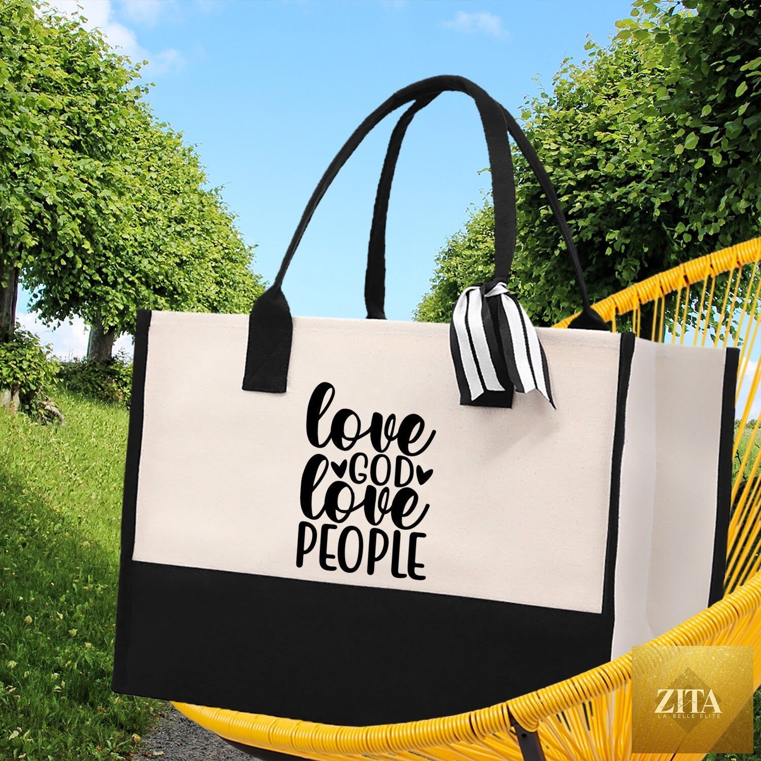 Love God Love People Religious Tote Bag for Women Bible Verse Canvas Tote Bag Religious Gifts Bible Verse Gift Church Tote Bag