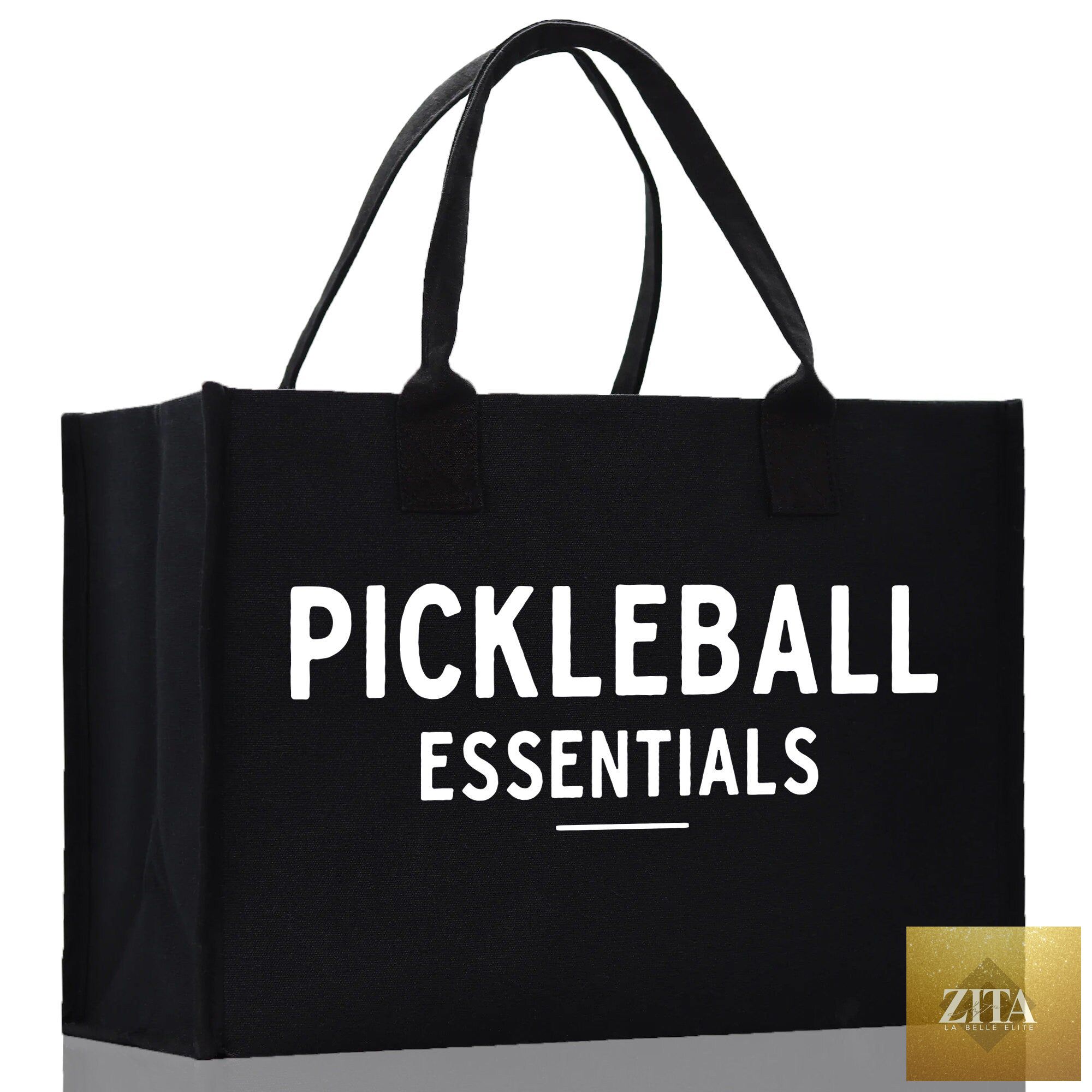 Pickleball Cotton Canvas Tote Bag Pickleball Party Favors Pickleball Player Gift Bag Pickleball Lovers Gift Bag Pickleball Gift Idea