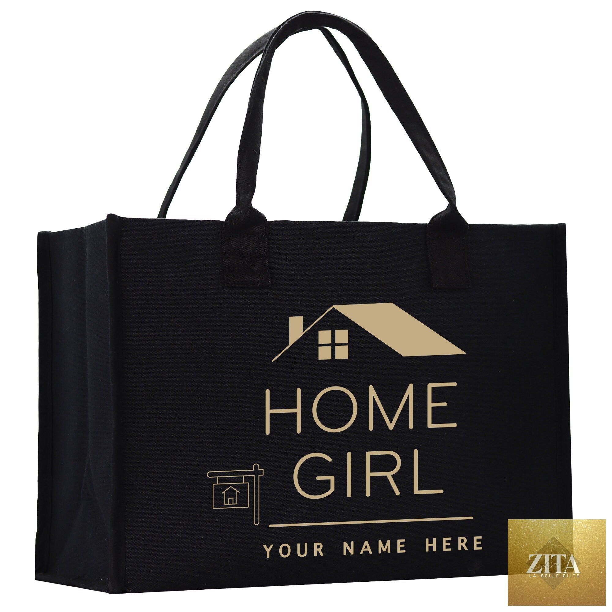 Realtor Tote Bag Personalized Business Tote Bag Custom Real Estate Agent Gift Bulk Business Logo Realtor Swag Real Estate Tote Bag