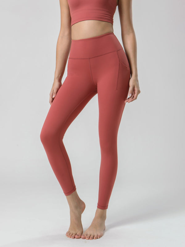Women's High-Waist Yoga Capri Pants - Double Brushed & Ultra Soft