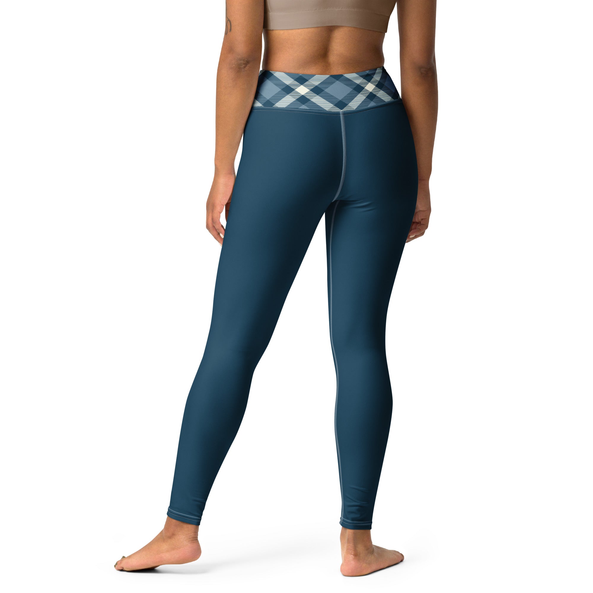 Cheeky Check Yoga Leggings