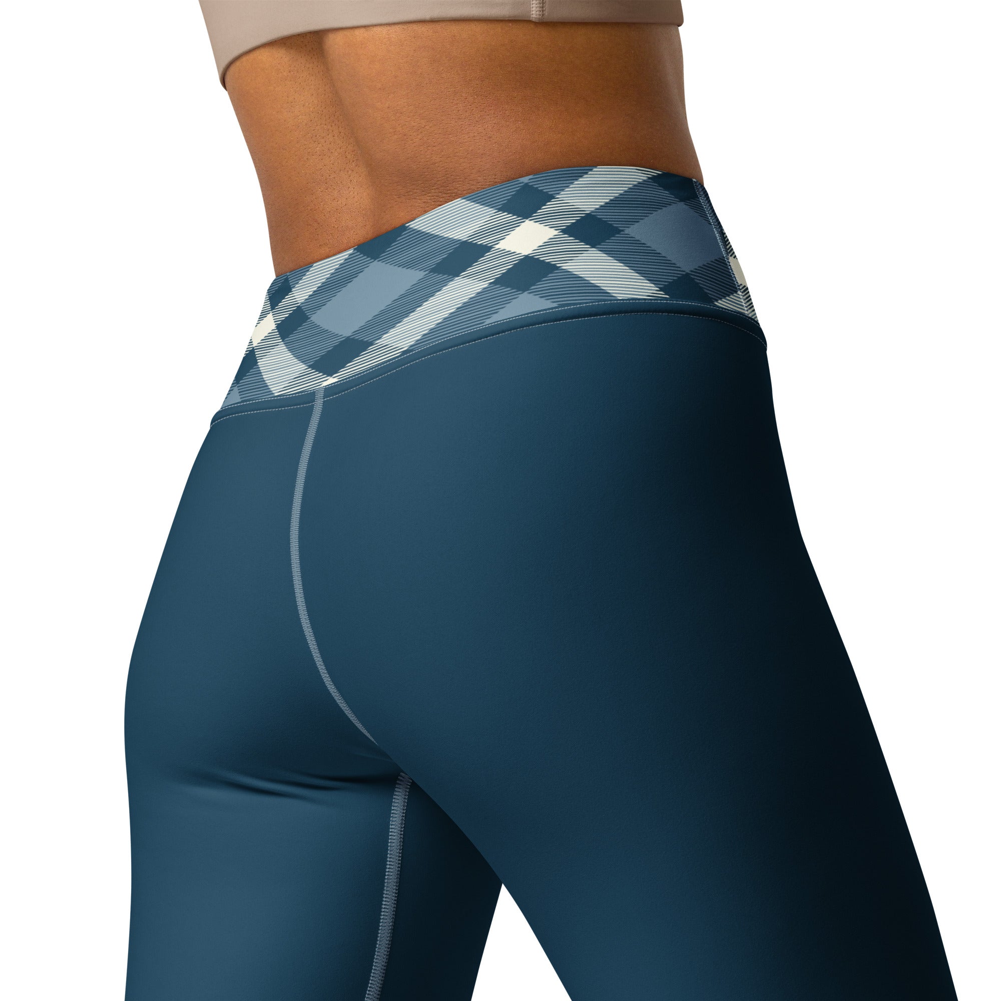 Cheeky Check Yoga Leggings