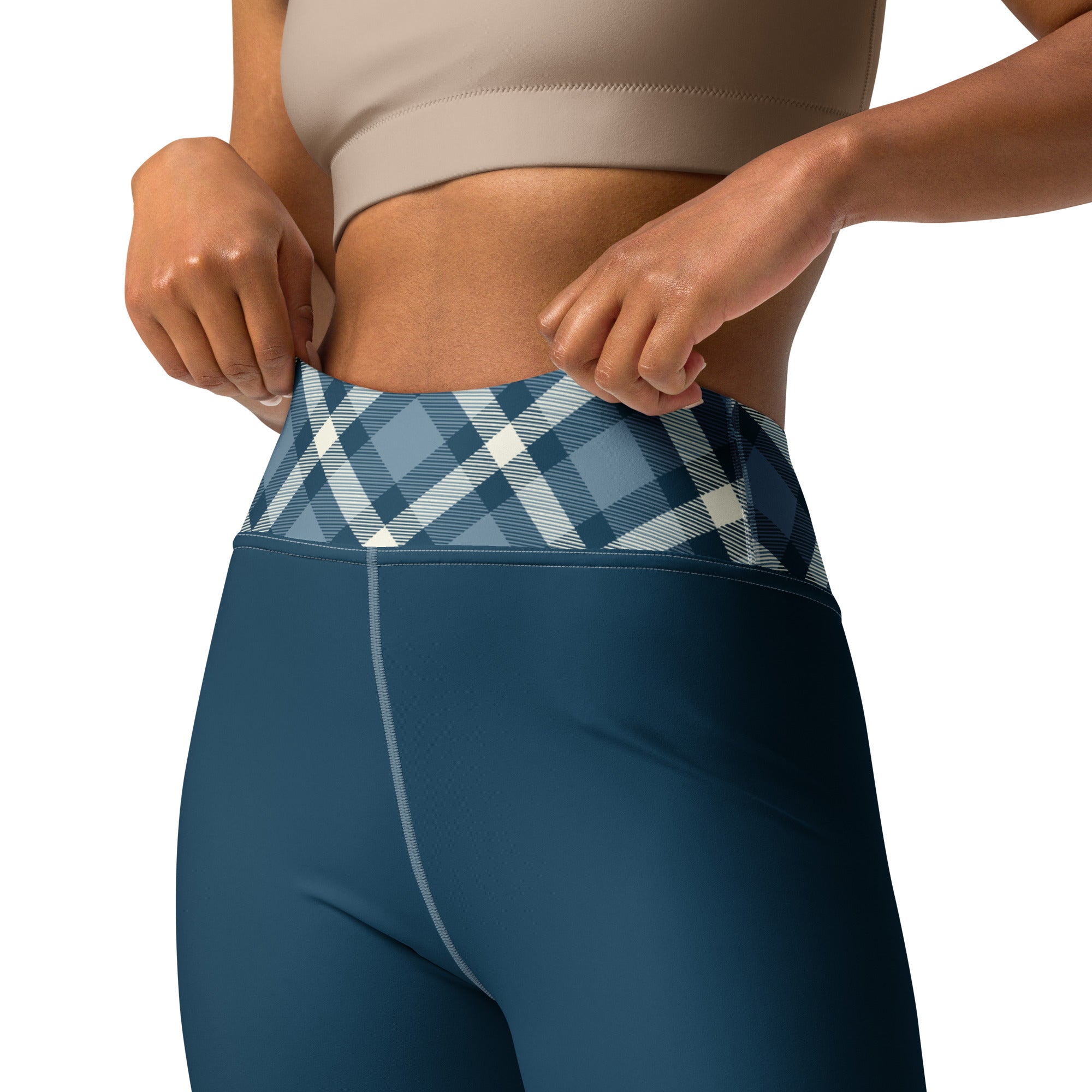 Cheeky Check Yoga Leggings