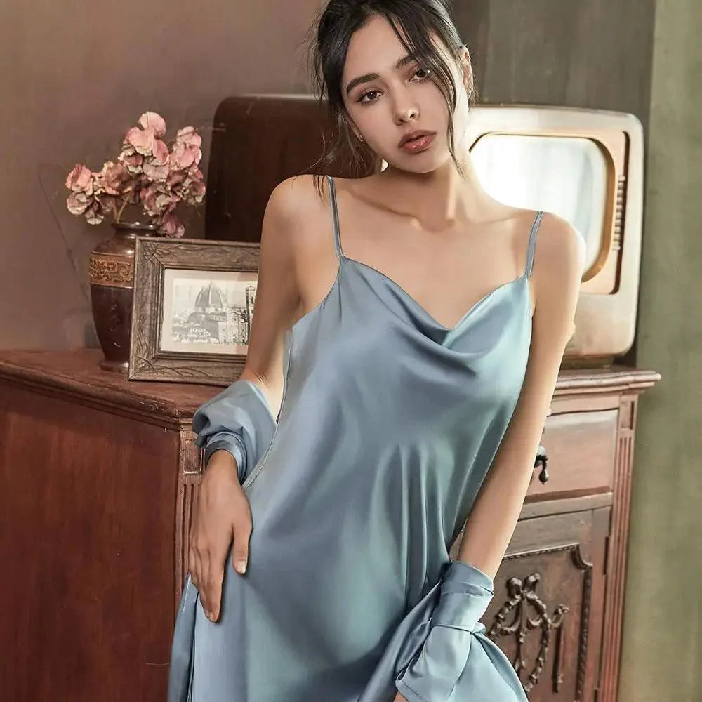 Stevvex red women's short sleepwear with V-neck, soft fabric, trendy design, perfect for bridesmaids or relaxing at home