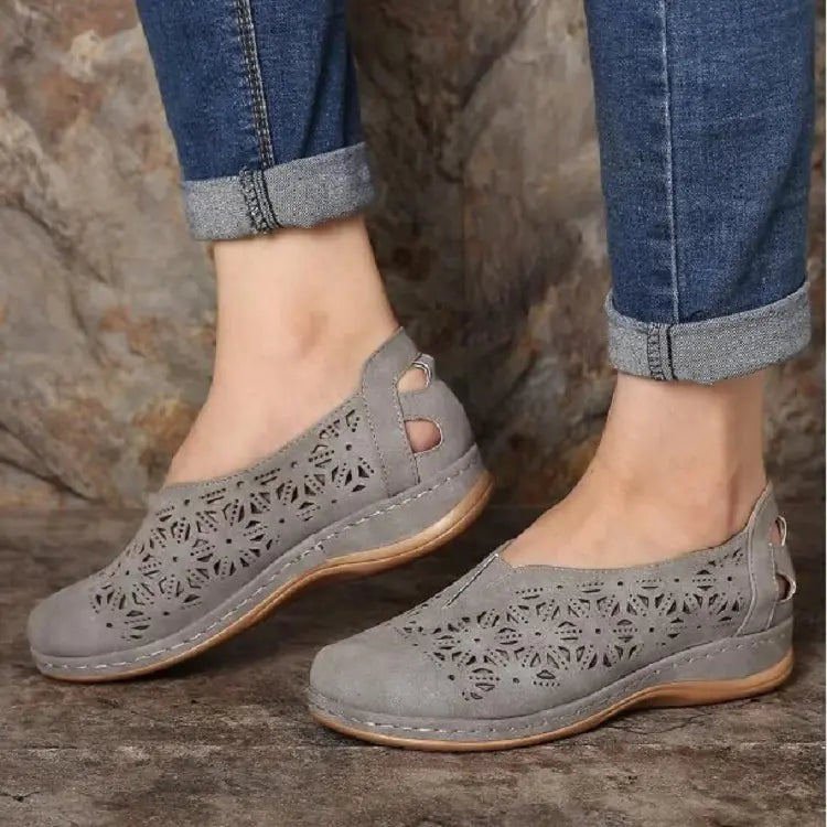 Hollow Wedge Heel Women's Single Shoes