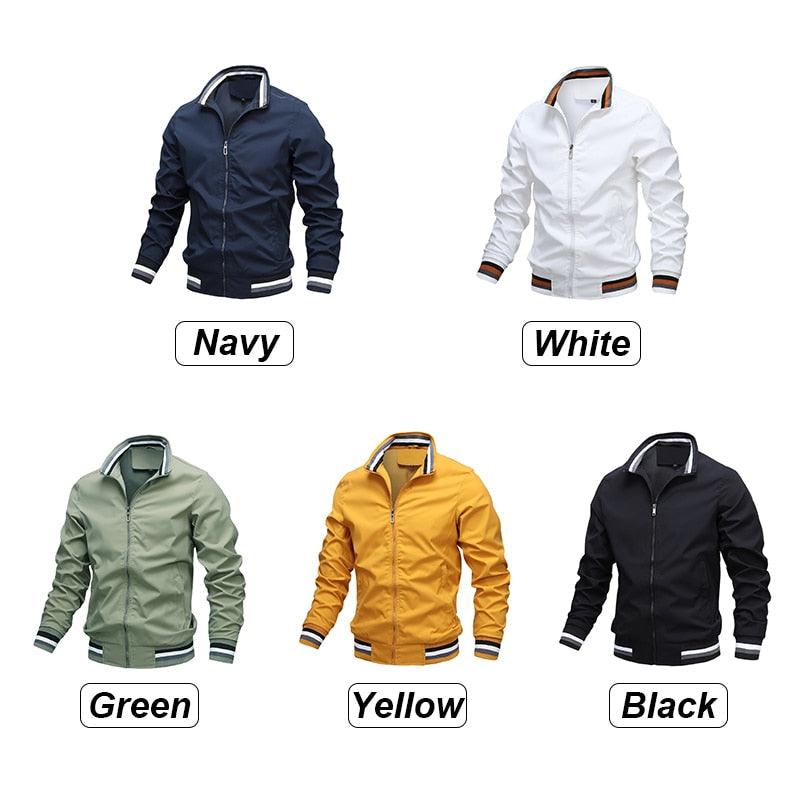 Men's lightweight blue windbreaker jacket by Stevvex, casual outdoor slim fit coat for spring and autumn.