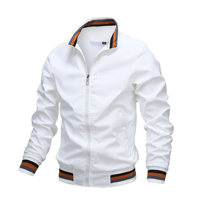 Men's lightweight blue windbreaker jacket by Stevvex, casual outdoor waterproof coat for spring and autumn, slim fit design.