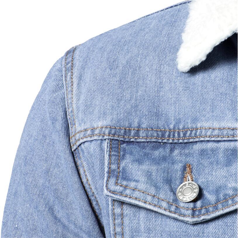 Modern Men Light Blue Jacket by Stevvex, slim casual coat with cotton fabric, thick winter warmth, and elegant comfortable design.