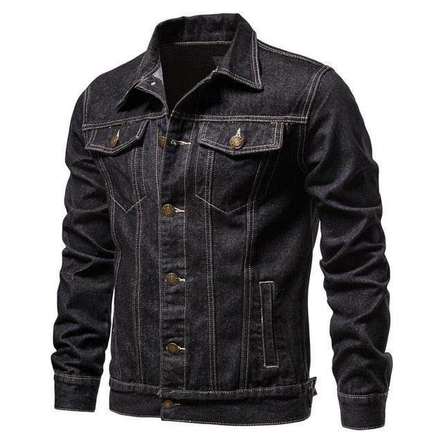 Modern men's light blue luxury slim casual jacket by Stevvex, made of cotton, thick, warm, and stylish for winter wear.