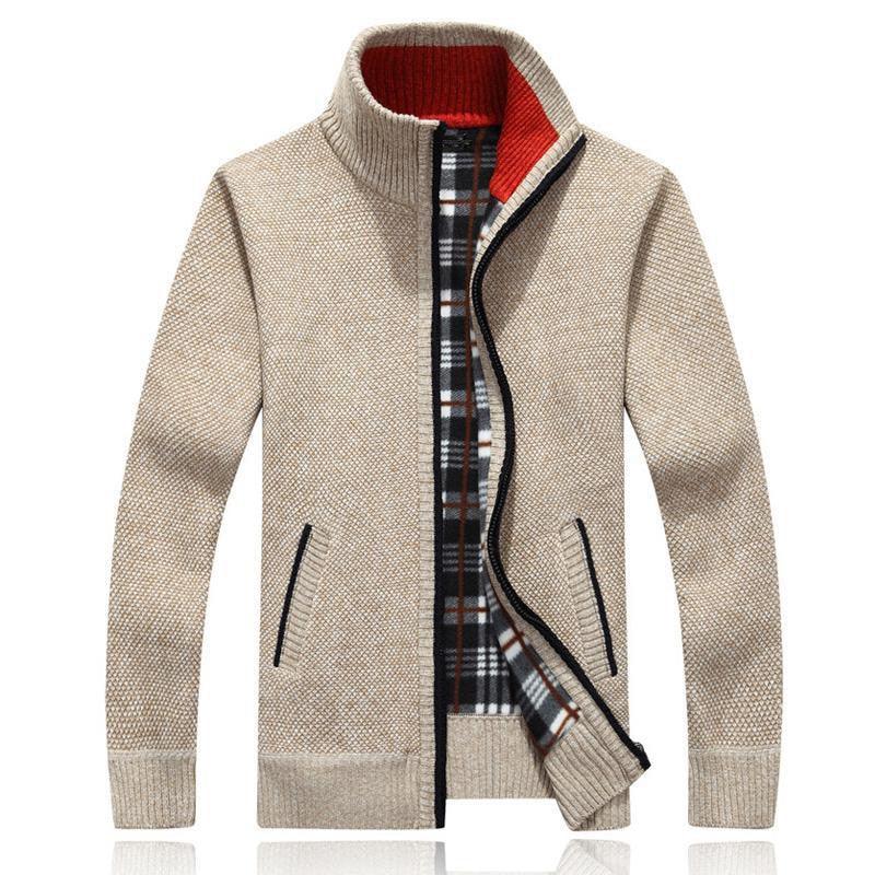 Stevvex men's autumn winter fleece jacket, slim fit, lightweight, hooded, solid color, casual and business wear, warm soft sweater style