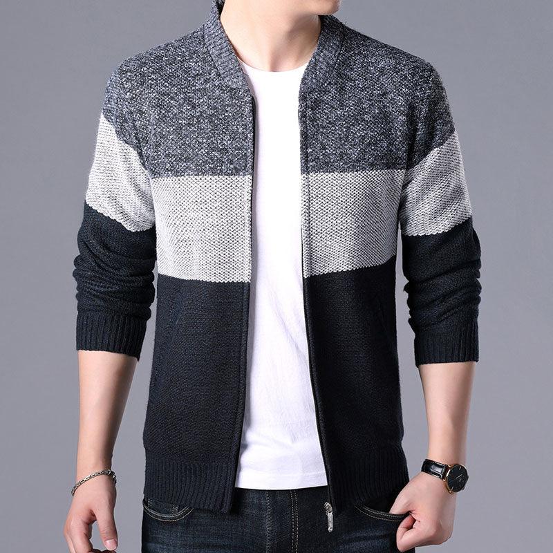 Stevvex men's autumn winter slim fit fleece jacket in solid color, with hood, casual and business-appropriate, lightweight and warm.