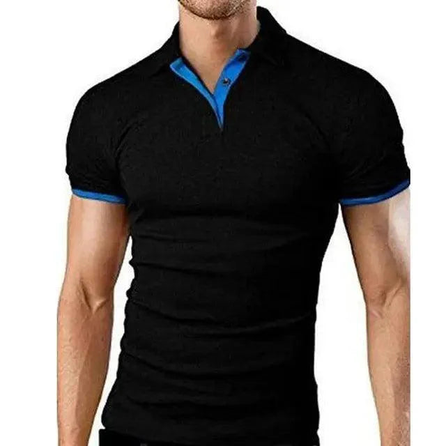 Stevvex men's short sleeve polo shirt, summer cool casual business tee with lapel, lightweight and stylish for men and women.