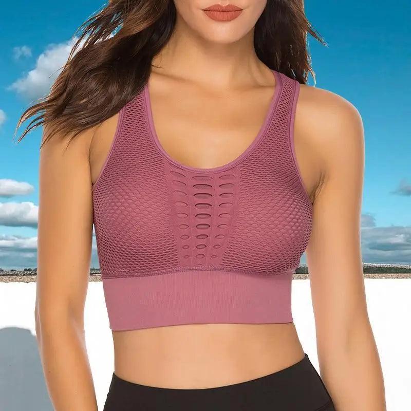Stevvex women's backless workout sports bra and yoga vest in solid quick-dry fabric, ideal for running and gym workouts.