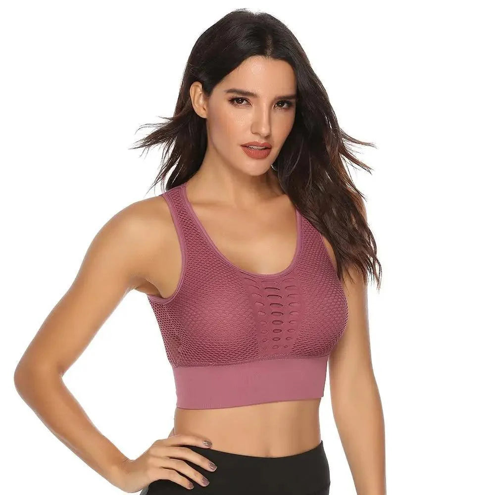 Stevvex women's backless sports bra and yoga vest, quick-dry workout T-shirt, ideal for running, gym, and yoga activities.