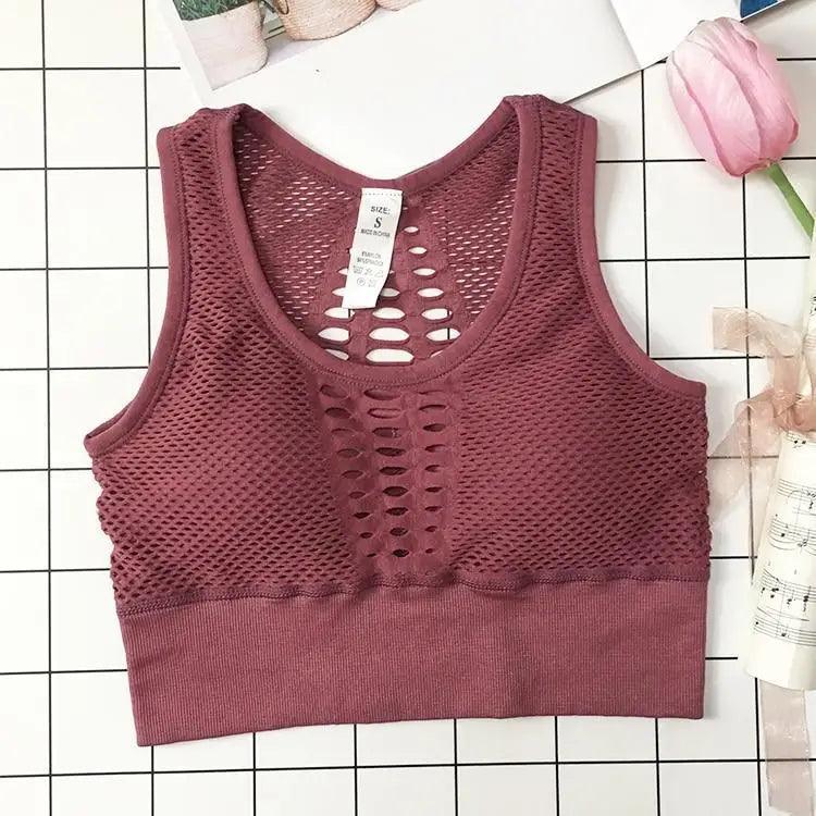 Stevvex women's backless solid quick-dry sports bra and yoga vest, ideal for workout, running, and gym activities.
