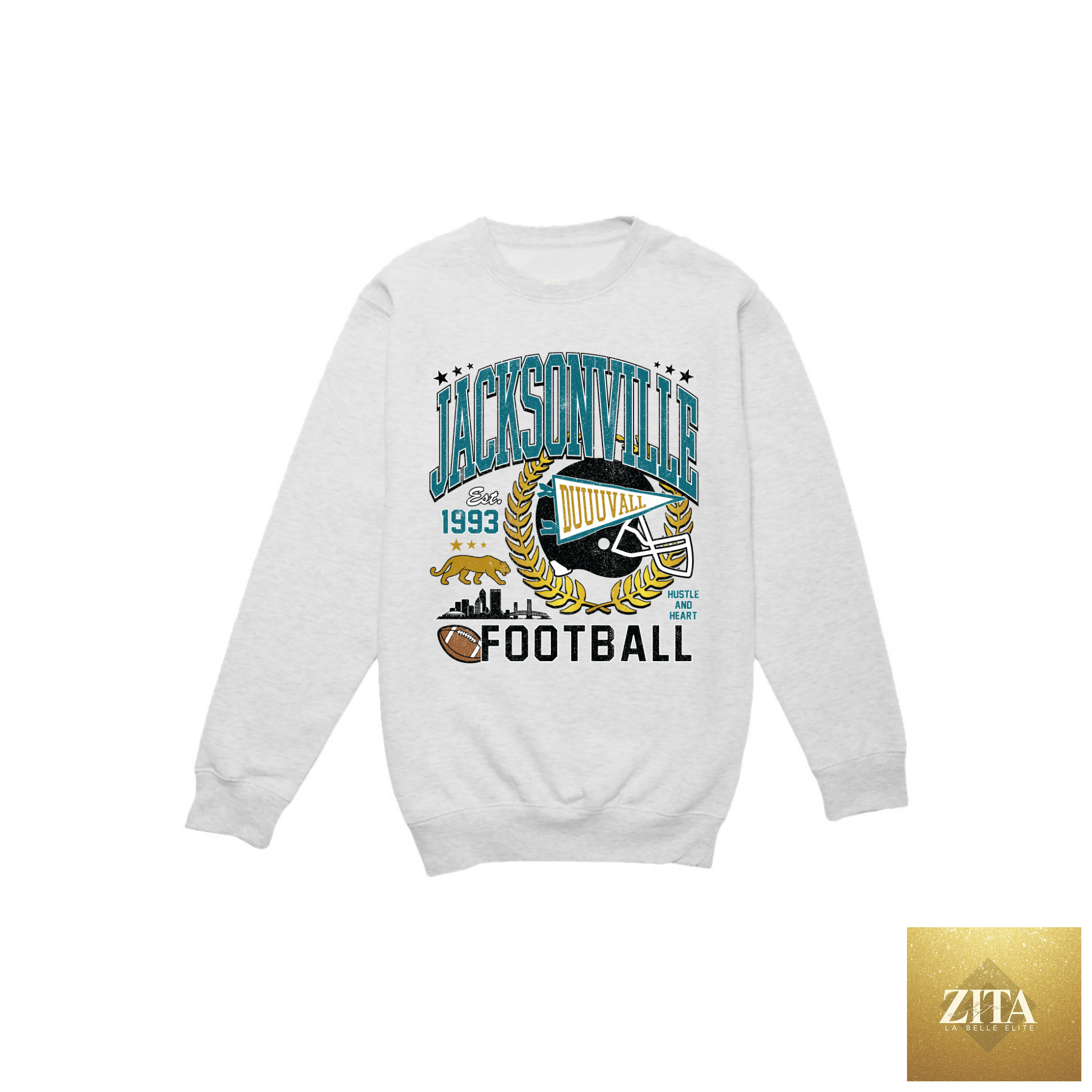 Jacksonville Football Sweatshirt | Duval Game Day Crewneck