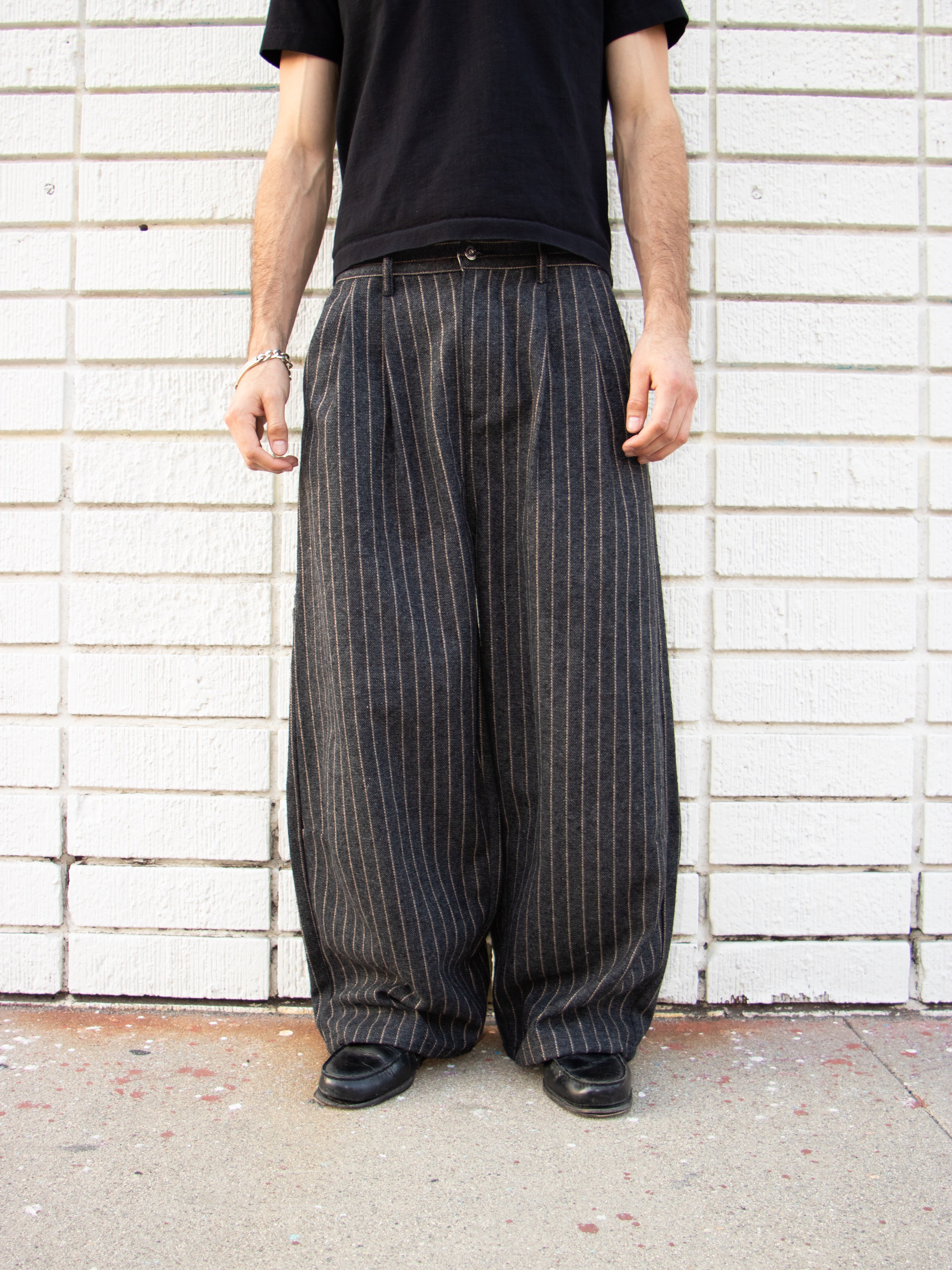 TOPSTITCH DENIM (PINSTRIPE)