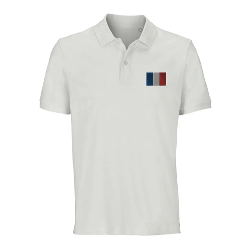 Polo Drapeau de la France – Brodé – Coton