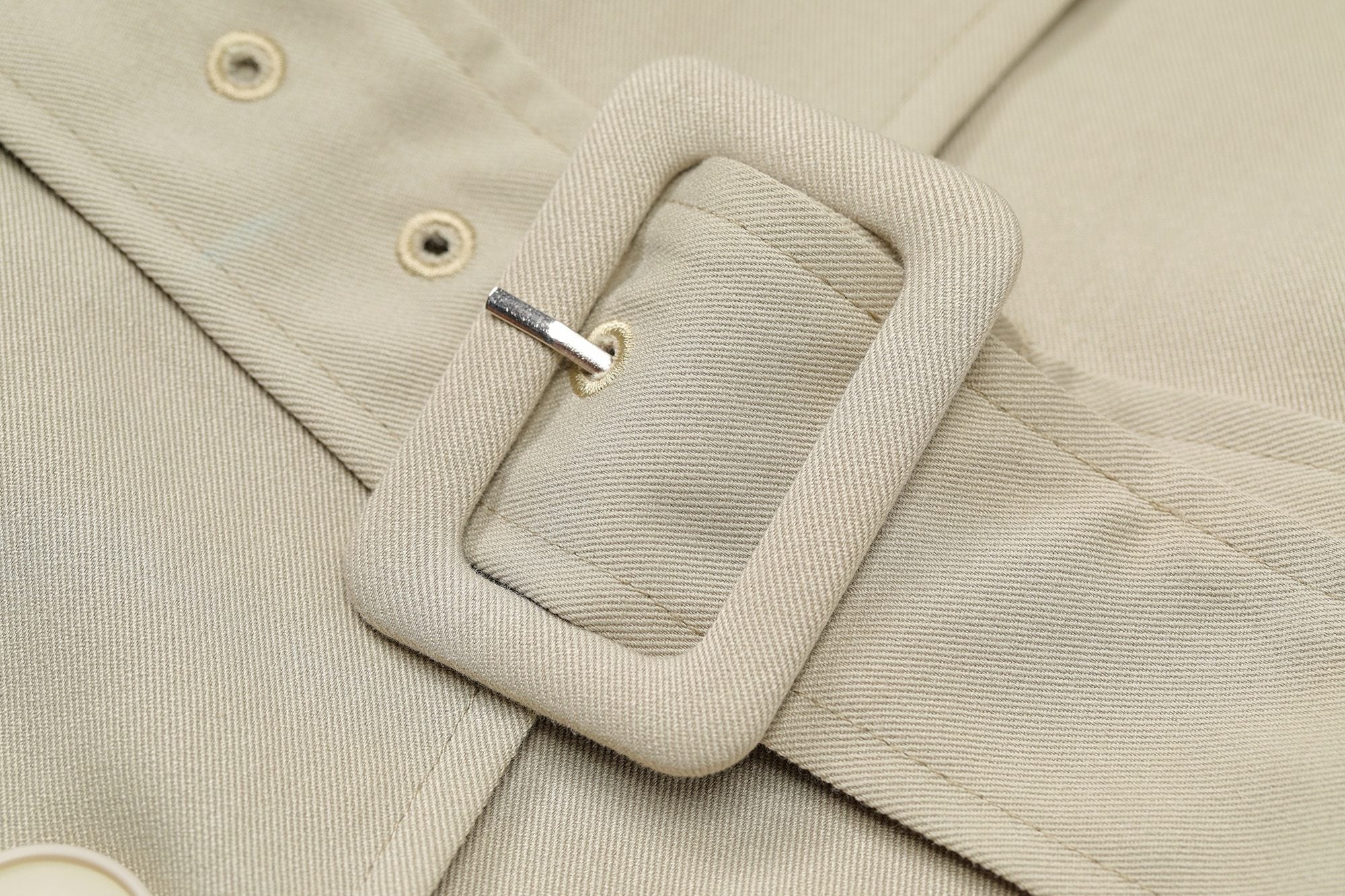 Green Solid Single Breasted Oversize Casual Women Trench Coat,Spring Yellow Angel