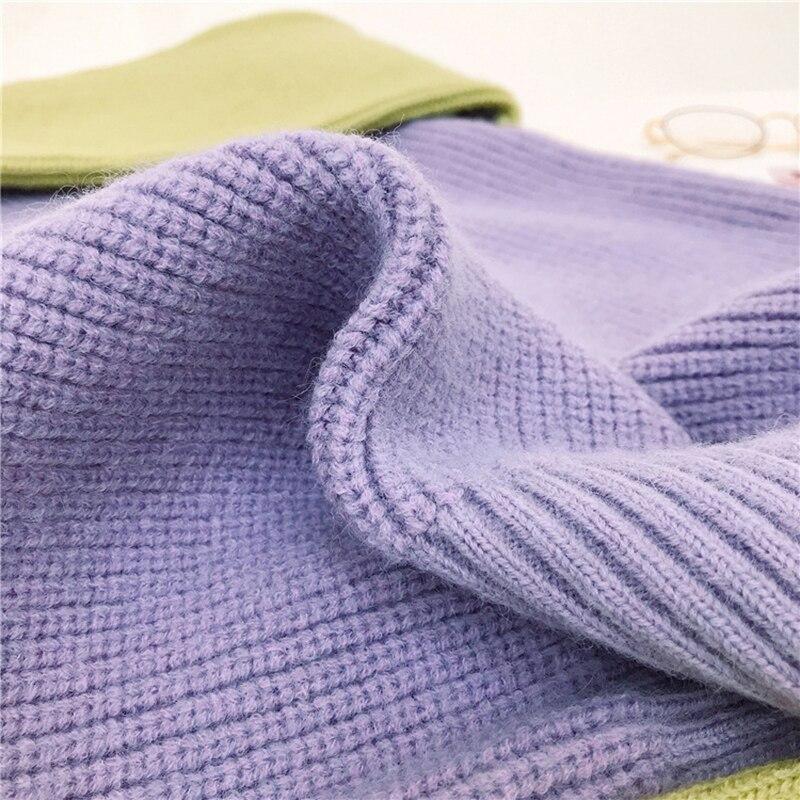 Cold Winter Women Knitted Turtleneck Thicken Sweaters Casual Basic Yellow Angel
