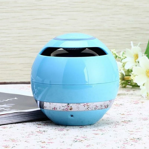 Fashion design Smart Bluetooth speakers 7 color LED light emitting 3D Blue Charlie