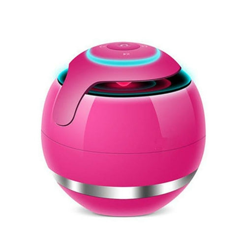 Fashion design Smart Bluetooth speakers 7 color LED light emitting 3D Blue Charlie