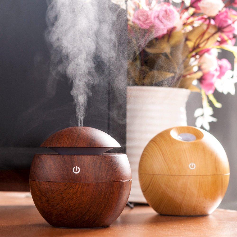 USB Aroma Essential Oil Diffuser Ultrasonic Cool Mist Humidifier Air Jade