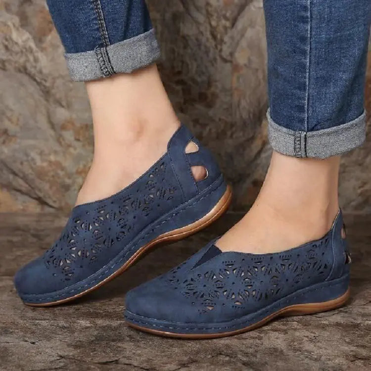 Hollow Wedge Heel Women's Single Shoes