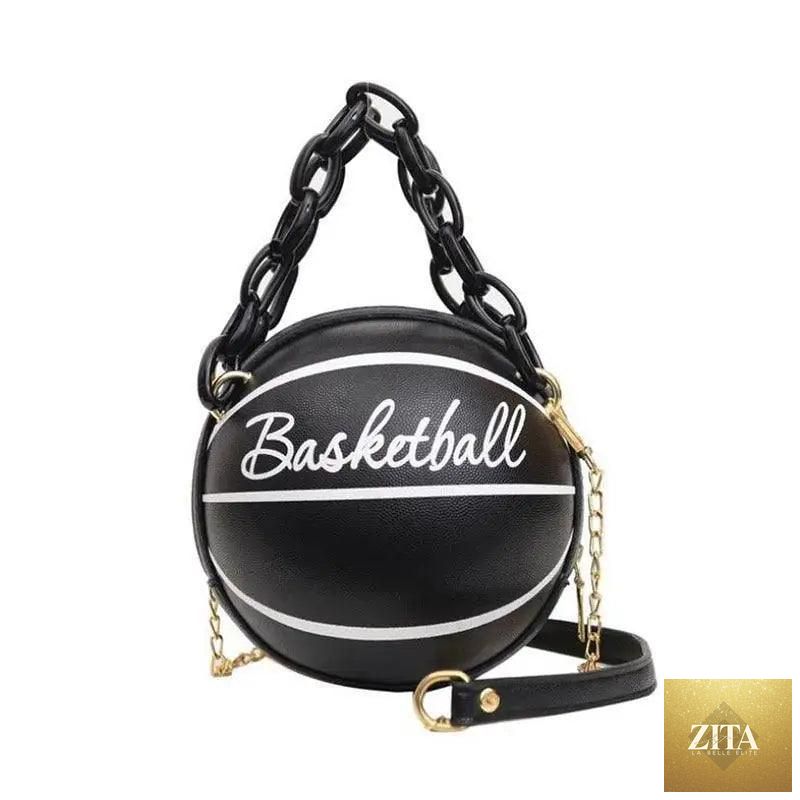 Stunning Ball Purses For Teenagers And Women Stylish Shoulder Bags, Crossbody Chain Hand Bags Personalit Leather Pink Basketball Bag For Females