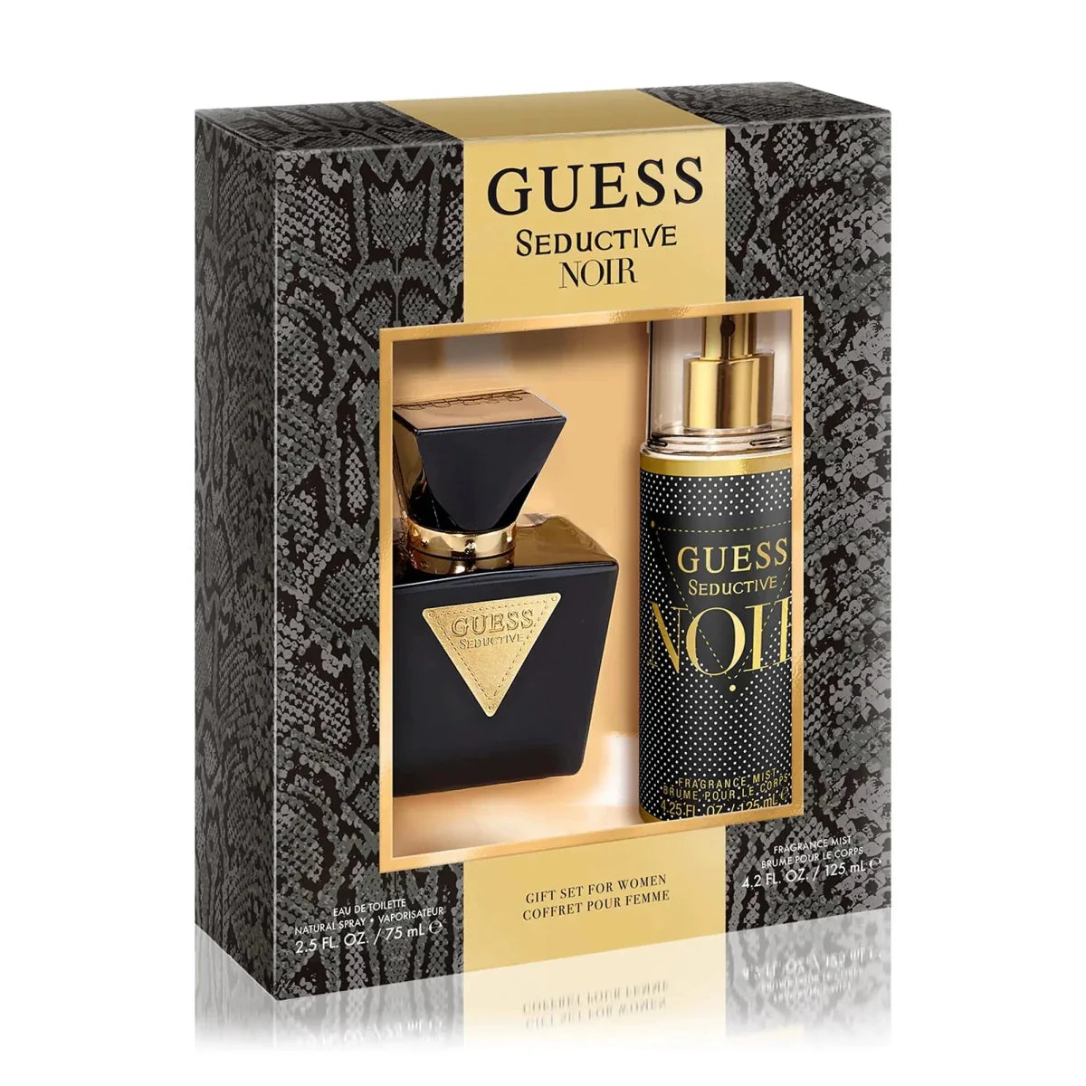 GUESS Seductive Noir Women's Fragrance Set (2.5 oz EDT + 4.2 oz Mist)