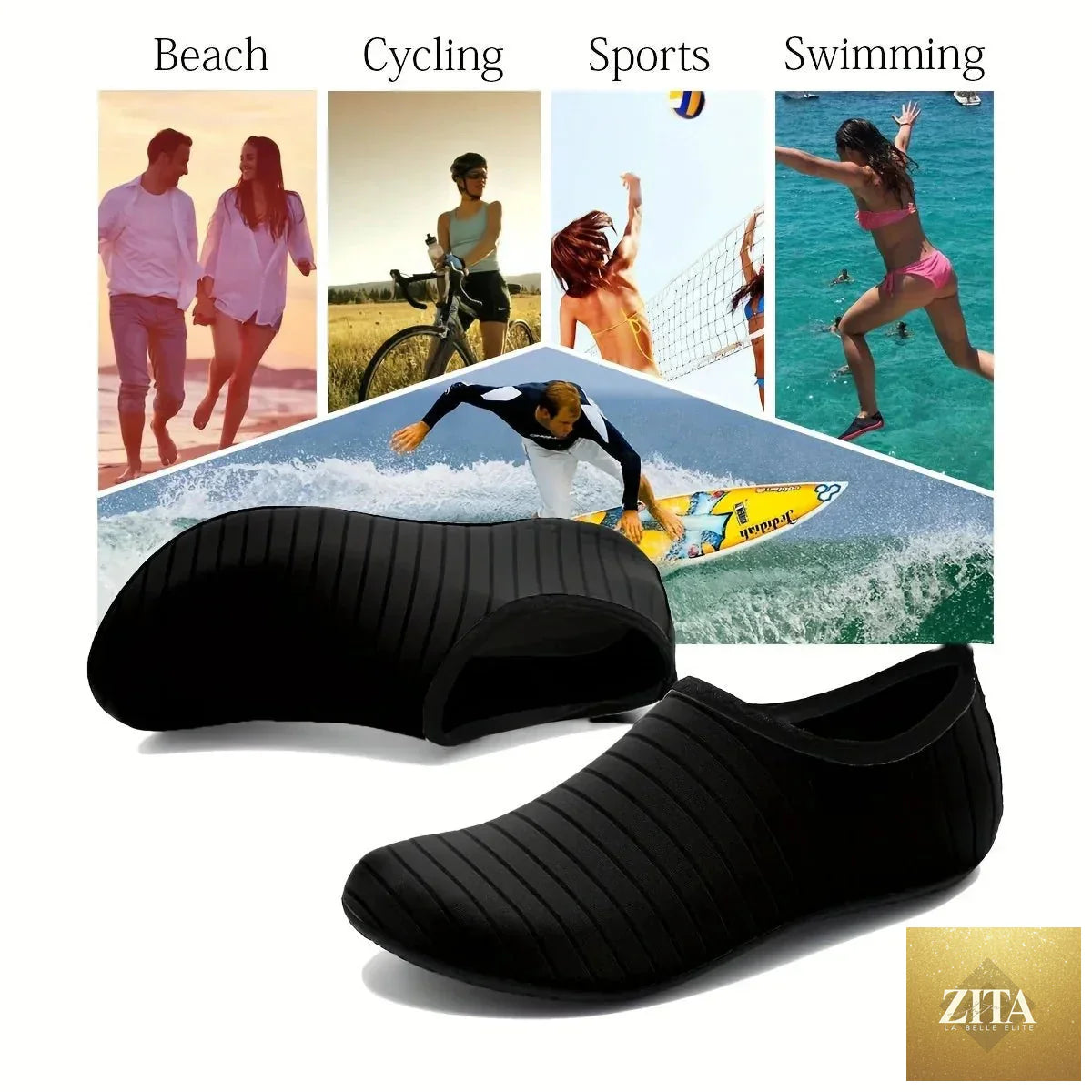 Unisex Quick-Dry Water Shoes | Anti-Slip Barefoot Swim Beach Socks