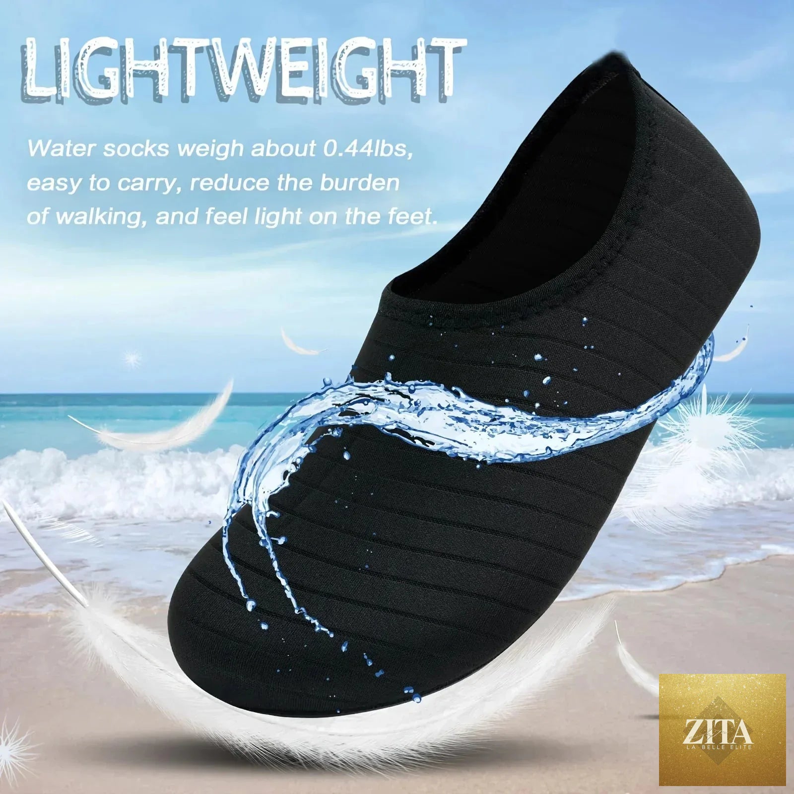 Unisex Quick-Dry Water Shoes | Anti-Slip Barefoot Swim Beach Socks