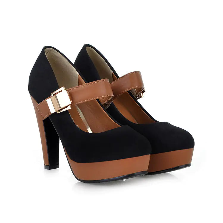 Women’s Waterproof Platform High Heels