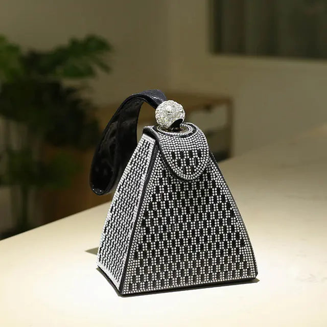 Luxury Diamond Clutch Bag for Women - Evening Purse